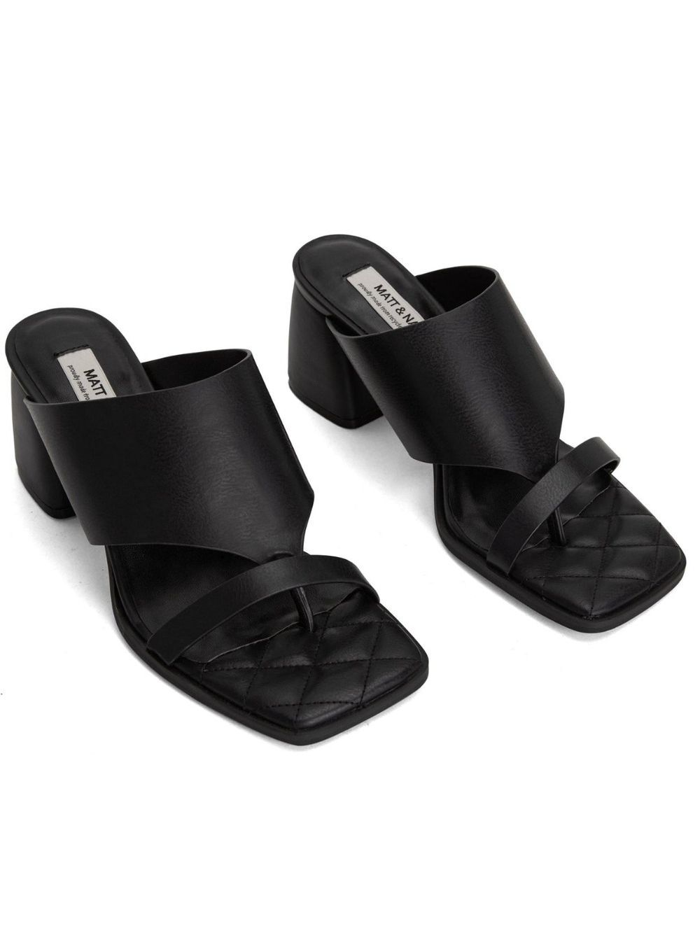 MATT & NAT KITT Women's Vegan Block Heel Sandals